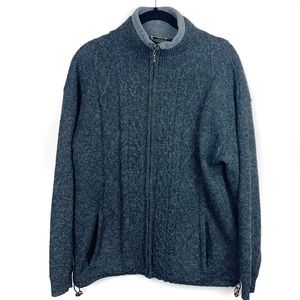 Carraig Donn Irish Wool Fleece Zipper Sweater